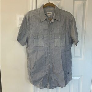 Diesel Men's Light Blue Casual Button Down Shirt